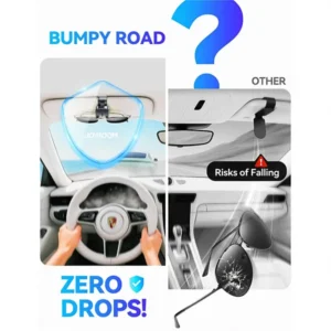 JOYROOM JR-ZS511 Magnetic One-hand Car Visor Sunglasses Holder Clip