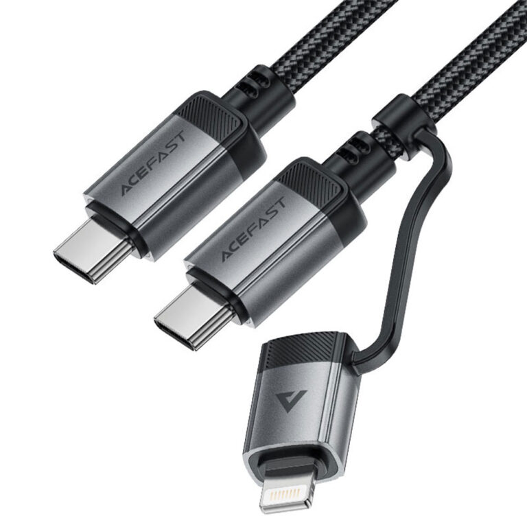 ACEFAST C20-01 USB-C to Lightning / USB-C Charging Data Cable - Image 2