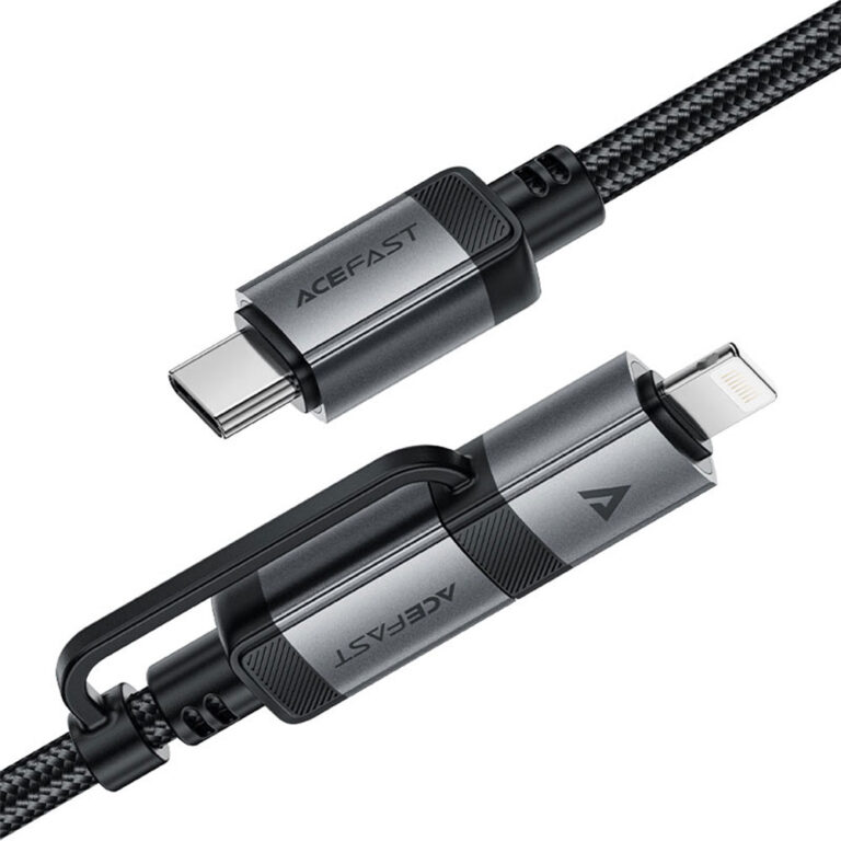 ACEFAST C20-01 USB-C to Lightning / USB-C Charging Data Cable - Image 3