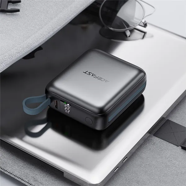 ACEFAST M23 10000mAh 22.5W Fast Charging Power Bank Built-In Dual Cables