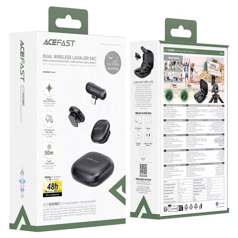 ACEFAST R1 Wireless Lavalier Microphones
