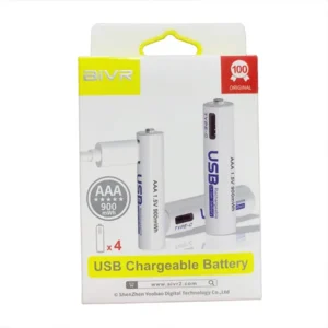 AiVR AAA USB Rechargeable Batteries (4pcs)
