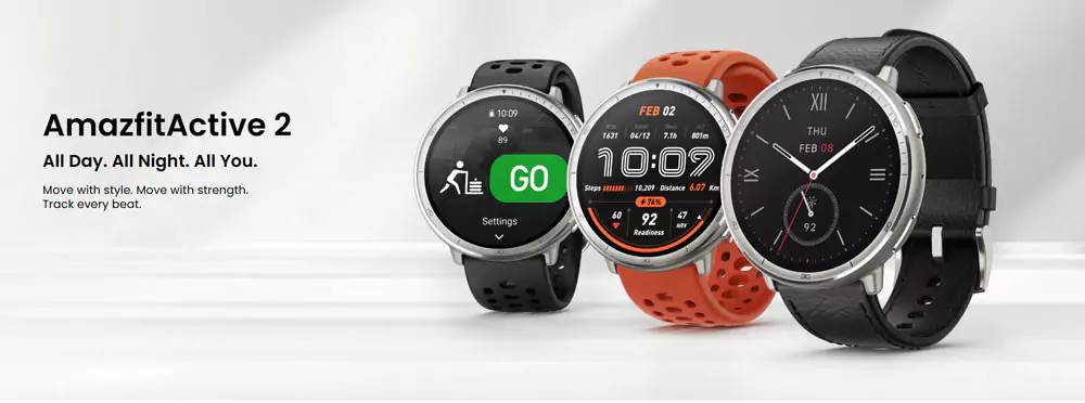 Amazfit Active 2 Round Smart Watch