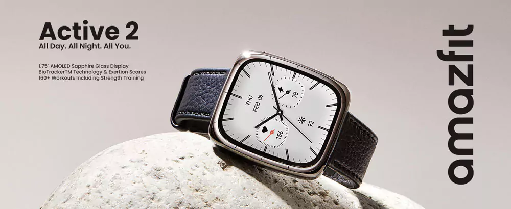 Amazfit Active 2 Square Premium Smart Watch