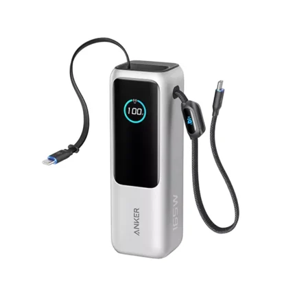 Anker 165W 25000mAh Laptop Power Bank with Built-in and Retractable Cables