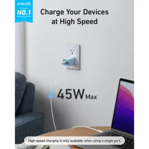 Anker 523 Nano 3 47W GaN2 USB C Charger