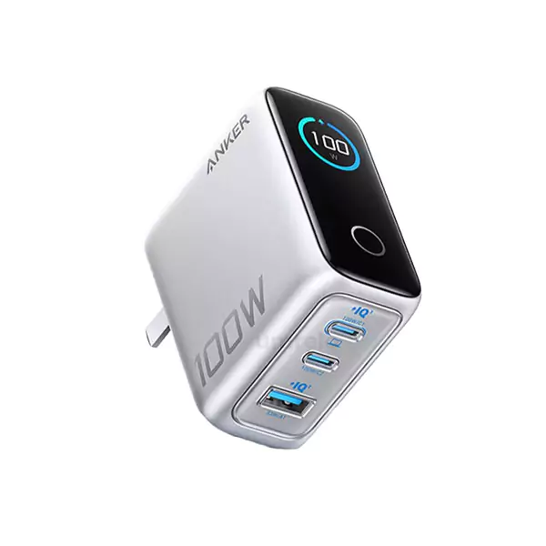 Anker GaNPrime Lite 100W Smart Display Wall Charger (A121B)