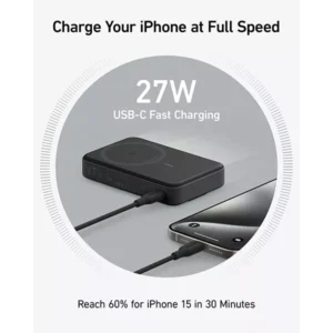 Anker MagGo Qi2 15W Magsafe Power Bank with Smart Display (A1654) - Image 3