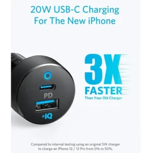 Anker PowerDrive PD+ 2 35W Car Charger (20W PD+15W) - Image 3