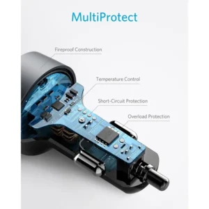 Anker PowerDrive PD+ 2 35W Car Charger (20W PD+15W)