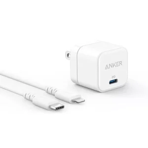 Anker PowerPort III 20W PD Wall Charger With USB C to Lightning Cable (B2149)