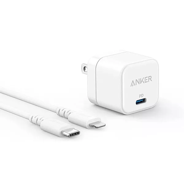Anker PowerPort III 20W PD Wall Charger With USB C to Lightning Cable (B2149)