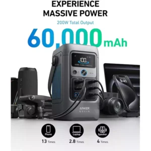 Anker SOLIX C200 DC Portable Power Station - 192Wh | 200W - Image 4