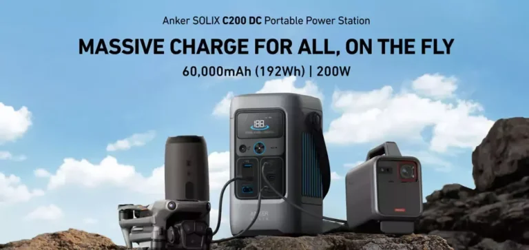 Anker SOLIX C200 DC Portable Power Station – 192Wh 200W