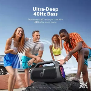 Anker SoundCore Boom 2 Plus 140W Powerful Outdoor Bass Bluetooth Speaker - Image 6
