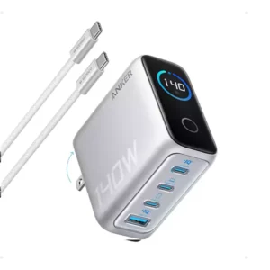Anker Zolo Laptop Charger 140W 4-Port PD 3.1 with USB-C Cable