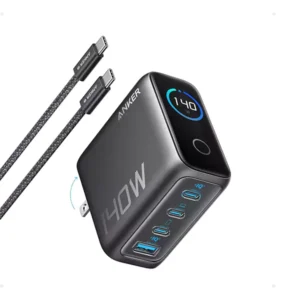 Anker Zolo Laptop Charger 140W 4-Port PD 3.1 with USB-C Cable