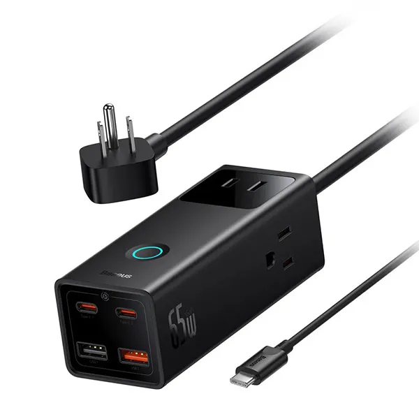 Baseus 65W PowerCombo Digital PowerStrip 3AC+2U+2C