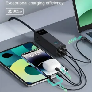 Baseus 65W PowerCombo Digital PowerStrip 3AC+2U+2C