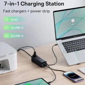 Baseus 65W PowerCombo Digital PowerStrip 3AC+2U+2C