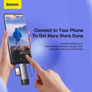 Baseus Airjoy USB-A & Type-C to SDTF Card Reader