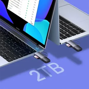 Baseus Airjoy USB-A & Type-C to SD/TF Card Reader - Image 4