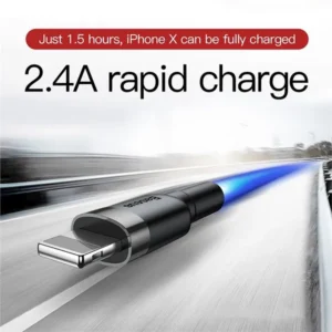 Baseus Cafule Cable USB for Lightning 2.4A 1M (CALKLF-BG1)