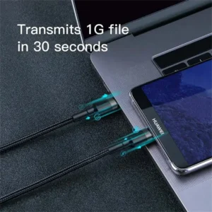 Baseus Cafule Series Type-C PD 2.0 3A Quick Charge Cable 1M (CATKLF-GG1)