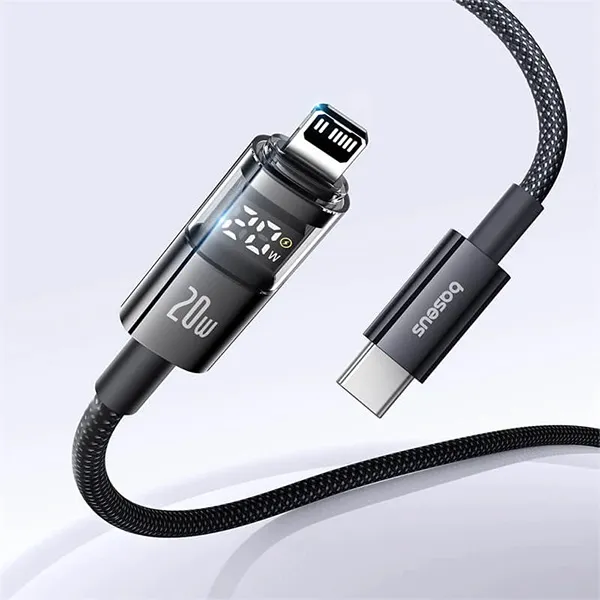 Baseus Display 2 PD 20W Type-c to Lightning Fast Charging Data Cable