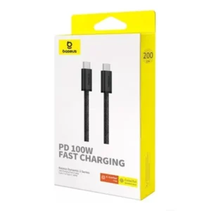 Baseus Dynamic 3 Series 100W Type-C To Type-C Fast Charging Data Cable 2 Meter