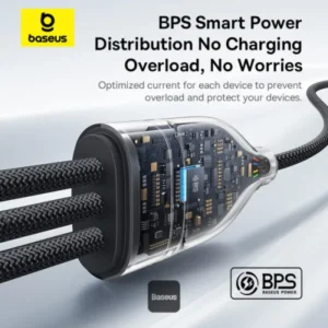 Baseus Flash Series 3 100W One for three Fast Charging Cable Type-C to C+C+C - 1.5M