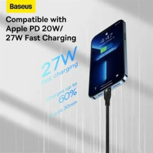 Baseus Flash Series II One for Three 100W Fast Charging Cable Type-C to M+L+C