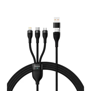 Baseus Flash Series Two for three Fast Charging 100W Data Cable 1.2m