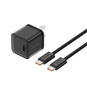 Baseus Gan5s Fast Charger 20W US With 1M USB-C to USB-C Cable