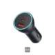 Baseus Golden Contactor Pro Triple Fast Charger Car Charger 65W USB+2 Type-C Ports