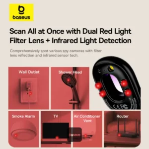 Baseus Heyo Series II Smart Infrared Hidden Camera Detector
