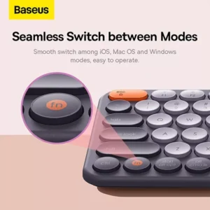 Baseus K01A Tri-Mode Bluetooth Wireless Keyboard - Image 4