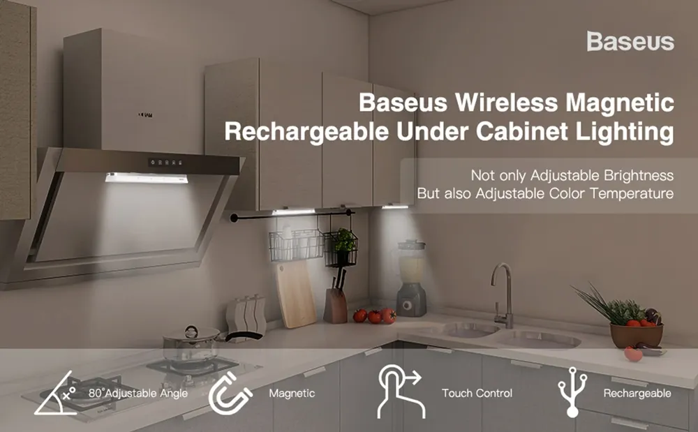 Baseus Magnetic Stepless Dimming Charging Desk Lamp Pro