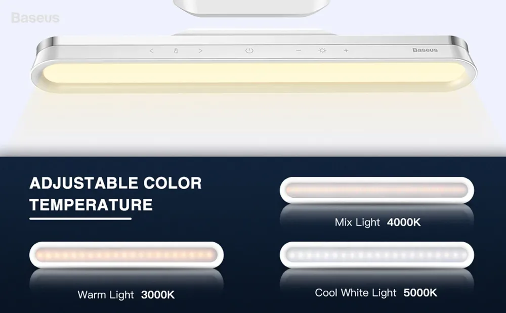 Baseus Magnetic Stepless Dimming Charging Desk Lamp Pro