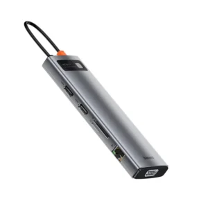 Baseus Metal Gleam Series 11 in 1 Multifunctional Type-C HUB Docking Station