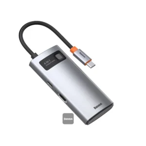 Baseus Metal Gleam Series 4 in 1 Multifunctional Type-C HUB Docking Station