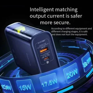 Baseus PPTSZ10 Semi Transparent 22.5W 10000mAh Digital Display Power Bank