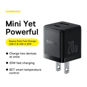 Baseus Palm Series 20W Dual Output PD Fast Charger Set