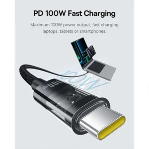 Baseus Purely Serise Gem 100W USB C to USB C fast charging cable - 2M