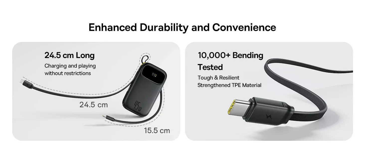 Baseus QPow 3 45W EnerFill FC31 20000mAh Power Bank