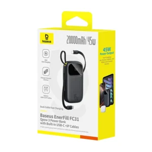 Baseus QPow 3 45W EnerFill FC31 20000mAh Power Bank - Image 7