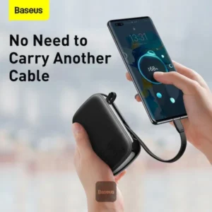 Baseus Qpow 22.5W 20000mAh Digital Display Power Bank with USB C Cable