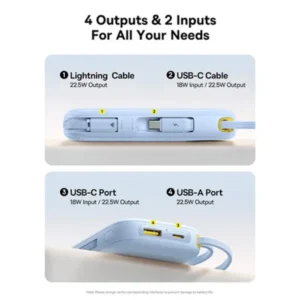 Baseus Qpow 3 20000mAh 22.5W Digital Display Fast Charging Power Bank - Image 4