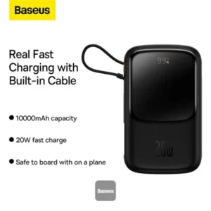 Baseus Qpow Pro Digital Display 10000mAh Power Bank 20W Lightning Edition
