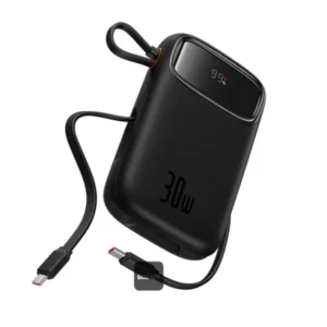Baseus Qpow2 30W 20000mAh Dual Type-C Cable Digital Display Fast Charge Power Bank